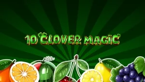 Tampilan antarmuka slot 10 Clover Magic dengan tema Irlandia